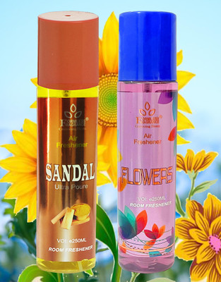 Formless Sandal, Flower Spray Sandal & Flower 250ml Each(2 x 125 ml)