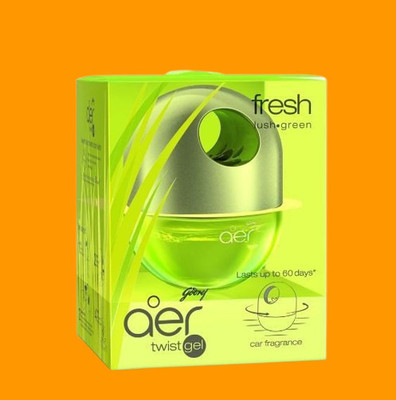 Godrej aer twist car air freshener fresh lush green Car Freshener Diffuser Aer_Twist268(45 g)