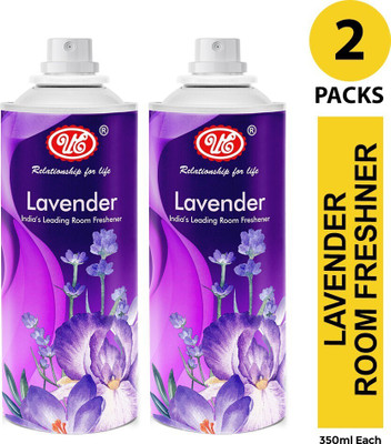 UE Lavender Spray Premium Lavender Room Air Freshener- 350 ml (Pack of 2)(2 x 350 ml)