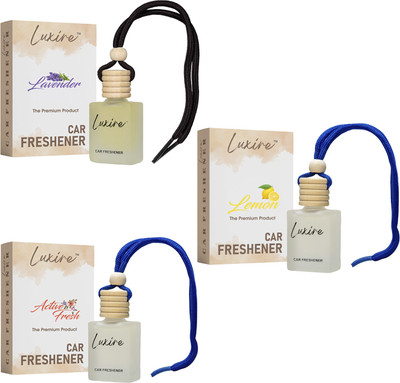 LUXIRE ACTIVE-FRESH,LAVENDER,LEMON Car Freshener Diffuser ACTIVE-FRRESH & LAVENDER & LEMON(3 x 3.33 ml)