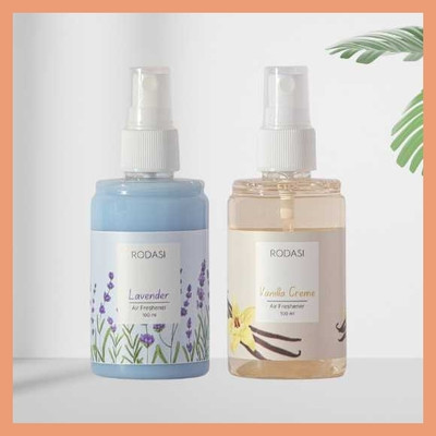 RODASI LAVENDER VANILLA CREAME Car Freshener Spray FK_New_10011152-FLVVC100ML(2 x 100 ml)