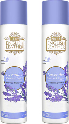 NEXT English Leather Nature Inspired Lavender, Room Air Freshener Car Freshener Spray Lavender Pack of 2(2 x 220 ml)