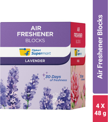 Flipkart Supermart Lavender, Sandal, Rose, Jasmine Blocks Air Freshener Blocks(4 x 48 g)