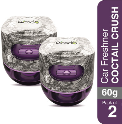 AIRODO Air Twist Cocktail Crush Purple Car Freshener Diffuser Aer Twist Cocktail Crush Purple Car Freshener (60 g) Car Freshener(2 x 60 g)