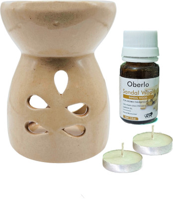 oberlo Sandal Diffuser Set Burner in Attractive Design(1 Units)