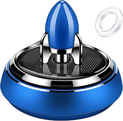 Budwill ® Solar Rocket Car Rotating Dashboard Stylish DashBoard Aromatherapy Car Freshener Diffuser Solar Rotating Mini UFO Rocket(1 Units)