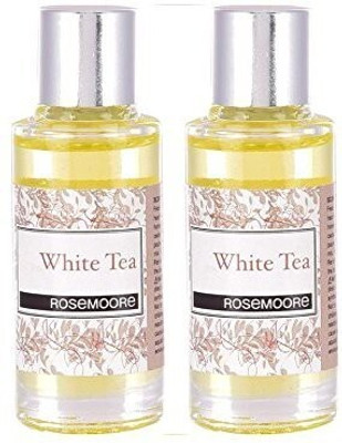ROSeMOORe White Tea Aroma Oil Pure Scented Oil White Tea 15ml Each - Can Be Used in Oil Burner and Electric Diffuser (Pack of 2)(2 x 1 Units)