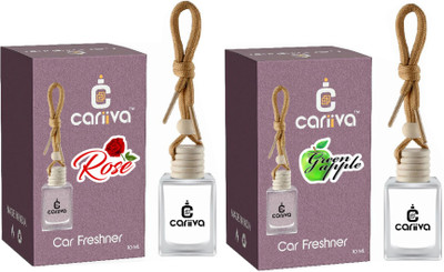 Cariiva ROSE - GREEN APPLE Car Freshener Diffuser CR_02(2 x 10 ml)