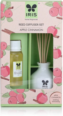 IRIS Cinnamon Diffuser Set Reed Diffuser Apple Cinnamon Home Fragrances(60 ml)