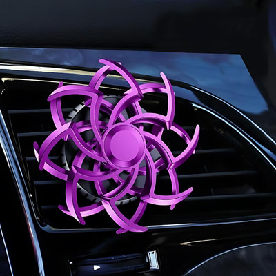 Budwill ® Rotating Spinning Spider Phantom AC Vent Clip Perfume Aromatherapy (Purple) Diffuser Spinning Spider Phantom(1 Units)