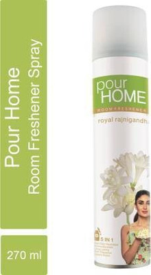 POUR HOME Room Freshener Royal Rajni Gandha 270 Ml Spray Royal Rajnigandha(270 ml)