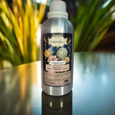 GLOBAL AROMA Lemon Grass Fragrance Ready-to-Use Diffuser / Vaporizer Oil Aroma Oil Lemon Grass Fragrance Ready-to-Use Diffuser / Vaporizer Oil 500ML(500 ml)