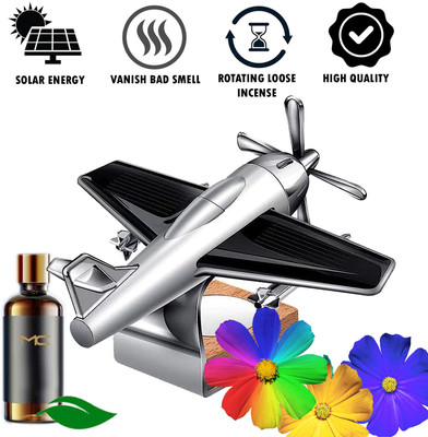 SRPHERE Organic Car Freshener Diffuser SRM-SILVER-PERFUME-PC-1(100 ml)