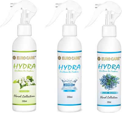 Euro Care Aqua, Mogra, Blue Berry Spray Aqua-Mogra-Blue Berry-Scent(600 ml)