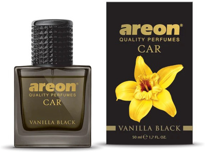 areon Vanilla Black Car Freshener Spray Perfume 50Ml(50 ml)
