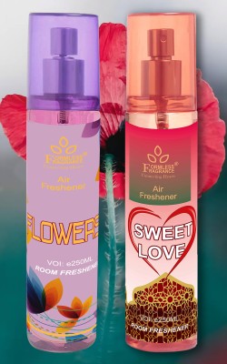 Formless Flower &, Sweet Love Room Air Freshener Spray(2 x 250 ml)