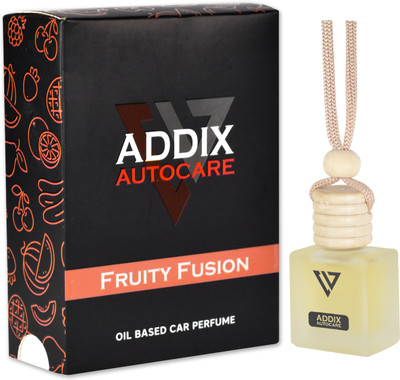 Addix Auto Care Fruity Car Freshener Diffuser Car Perfume Hanging Car Freshener Diffuser (10 ml)(10 ml)