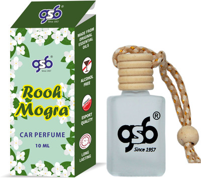GANDHI SUGANDH BHANDAR Rooh Mogra Hanging Air Car Freshener Diffuser roohmogracargsb(10 ml)