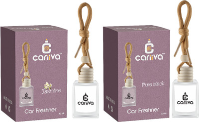 Cariiva JASMINE-PUREBLACK Car Freshener Diffuser CR_02(2 x 10 ml)