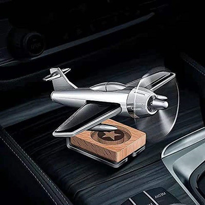AirMount ™Solar Powered Car Perfume Diffuser/Dispenser | Aeroplane Glider Design Car Freshener Diffuser Car Air Freshener Car Dashboard Accessory For Car Interior Decoration For All Cars(50 ml)