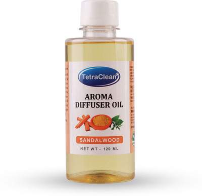 TetraClean Sandalwood Fragrance Aroma Oil, Diffuser Aroma Diffuser Oil(120 ml)