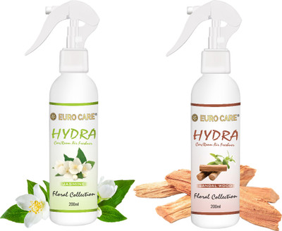 Euro Care Sandal wood, Jasmine Spray Sandal wood-Jasmine-Scent(400 ml)