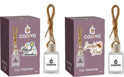 Cariiva BLACKAMBER-SANDALWOOD Car Freshener Diffuser CR_02(2 x 10 ml)