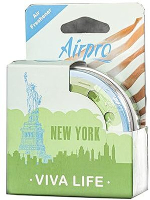 Airpro Organic Can New York Car Freshener Blocks Viva Life(27 ml)