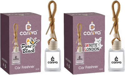 Cariiva PUREBLACK-WHITELONDON Car Freshener Diffuser CR_02(2 x 10 ml)