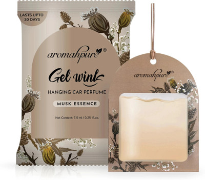 Aromahpure Gel Wink Hanging Car Perfume Musk Last 30 days Easy to Use gel based air Car Freshener Diffuser GEL-WINK(7.5 ml)