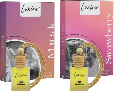 LUXIRE MUSK Car Freshener Diffuser LX02(2 x 10 ml)
