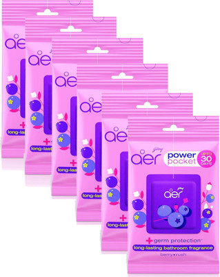 Godrej Berry rush Blocks Aer Power Pocket Berry Rush(6 x 10 g)