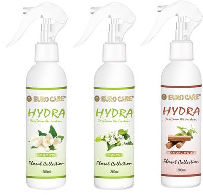 Euro Care Sandal wood, Mogra, Jasmine Spray Sandal wood-Mogra-Jasmine-Scent(600 ml)