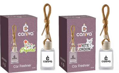 Cariiva CRYSTAL-WHITELONDON Car Freshener Diffuser CR_02(2 x 10 ml)