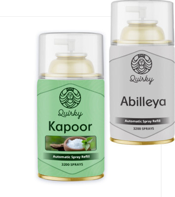 Quirky Kapoor, Abilleya Automatic Spray, Refill Kapoor Abilleya Automatic Air Freshener Refill(2 x 300 ml)