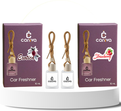 Cariiva EXOTICA - STRAWBERRY Car Freshener Diffuser CR_02(2 x 10 ml)