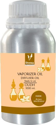 Veena Aroma Oil Diffuser, Fragrance for Home, Room,Office & Washrooms -Oudh 1000ml Aroma Oil(1 Units)