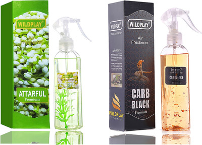 Formless Attarful, Carb black Spray 250ML Attarful & Carb black Room freshener(2 x 250 ml)