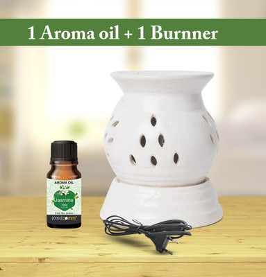 PeepalComm R1 Premium Home Scented Gift-Ceramic Electric Diffuser With 1 10ml Each Floral Aroma Oil, Diffuser Set, Refill Premium Home Scented Gift - Electric Ceramic Diffuser With 1 High Scented Aroma Oil ( 10ml Each ) Jasmine Perfect For Home Scented And Home Décor R1(10 ml) PeepalComm R1 Premium Home Scented Gift-Ceramic Electric Diffuser With 1 10ml Each Floral Aroma Oil, Diffuser Set, Refill Premium Home Scented Gift - Electric Ceramic Diffuser With 1 High Scented Aroma Oil ( 10ml Each ) Jasmine Perfect For Home Scented And Home Décor R1(10 ml)