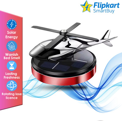 Flipkart SmartBuy Helicopter Air Freshener Perfume Solar Power Rotating Wings Car Freshener Diffuser Solar Energy Helicopter Wings Rotate With Fragrance(5 ml)