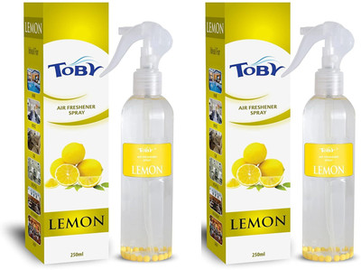TOBY LEMON ROOM Spray LEMON AIR FRESHENER Spray (2 x 250 ml)(2 x 250 ml)