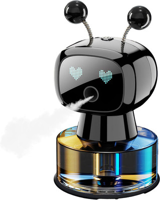 Clothes of skin JQROO Car Perfume Black Lovely Car Robot Aromatherapy Universal for car Perfume Car Freshener Diffuser Car Perfume Lovely Car Robot Aromatherapy Diffuser Universal for car(1 Units)