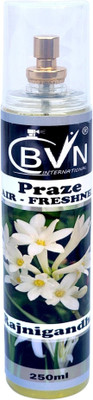 BVN International Tuberose Car Freshener Spray Rajnigandha Air Freshener Spray 250ml – Long-lasting Fragrance, Eco-friendly, Room Freshener(250 ml)