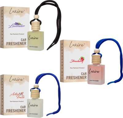 LUXIRE ACTIVE-FRESH,LAVENDER,STRAWBERRY Car Freshener Diffuser(3 x 3.33 ml)