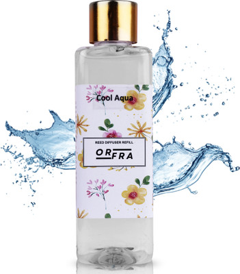ORFRA Cool Aqua Diffuser, Refill Travel-Friendly Aqua Diffuser Oil Refill, 100ml, Instant Refreshing Fragrance(100 ml)