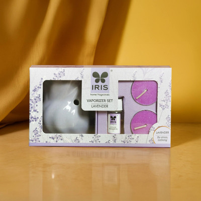 IRIS Lavender Fragranced Diffuser Aroma Vaporizer Set(1 Units)