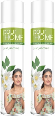 POUR HOME Room Freshener Just Jasmine 270 Ml (Pack of 2) Spray(2 x 220 ml)