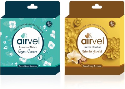 Airvel Jasmine, Sandal Blocks(2 x 75 g)