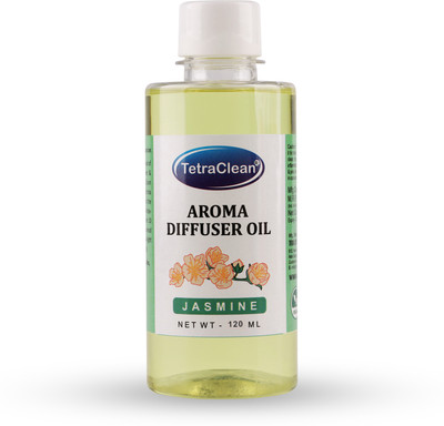 TetraClean Diffuser Oil I Reed Diffuser I Aromatherapy Oil I Bath Essential Oil Jasmine Aroma Oil Diffuser Oil(120 ml)