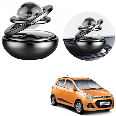 Znee Smart Metal Body Solar Black Crystal Car Air Freshener for Hyundai I10 Grand Car Freshener Diffuser ZSBT-SO-237(150 ml)